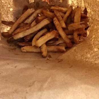 Five Guys - HELLA extra fries in the bag! - Burgers Near Me - Alameda, California