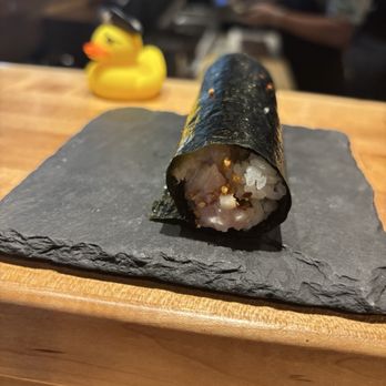 Handies Douzo - Hamachi hand roll - Japanese Near Me - Houston, Texas Handies Douzo - Hamachi hand roll - Japanese Near Me - Houston, Texas