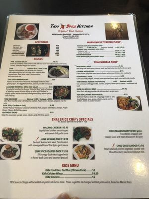 Menu photo 2 Thai Spice Kitchen Jacksonville, FL Menu photo 2 Thai Spice Kitchen Jacksonville, FL