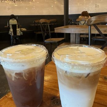 Cafe HwaSan - Americano Einspanner and Cream Einspanner Latte - Korean Near Me - Plano, Texas Cafe HwaSan - Americano Einspanner and Cream Einspanner Latte - Korean Near Me - Plano, Texas