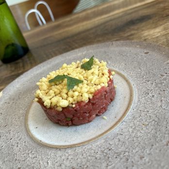 Husk - Aged Beef Tartare - Southern Near Me - Nashville, Tennessee Husk - Aged Beef Tartare - Southern Near Me - Nashville, Tennessee