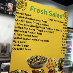 Sharks Fish & More - Salad options