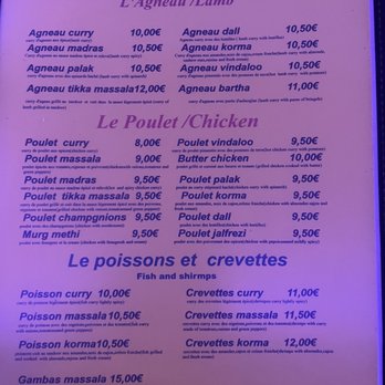 Lakshmi Bhavan - Menu - Indian Near Me - Paris, 75