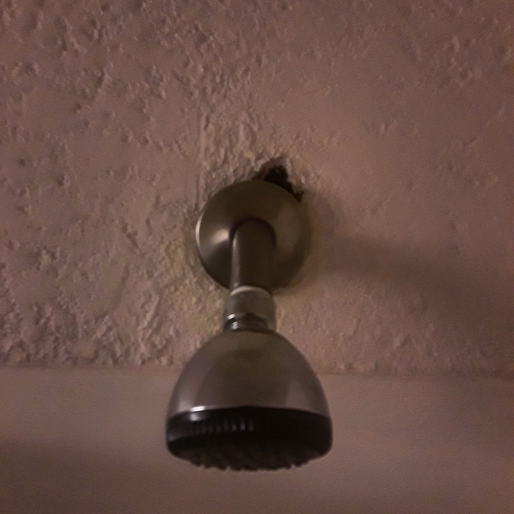 Tropicana Laughlin - A Caesars Rewards Destination - creepy hole above the shower head - Hotels Near Me - Laughlin, Nevada