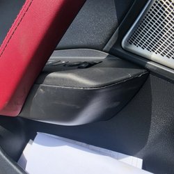Kingston Honda - door skin and window switch gouged and filthy