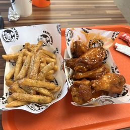Traditional Wings & Garlic Parmesan Fries Traditional Wings & Garlic Parmesan Fries