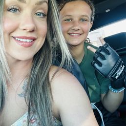 On our way to class! She's always excited to see her instructors and friends! On our way to class! She's always excited to see her instructors and friends!