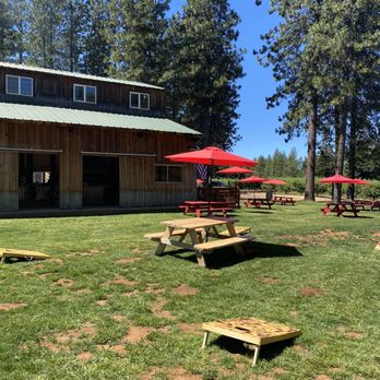 Pine-O-Mine Ranch - I can't think of a better way than to spend a Saturday afternoon playing corn hole and enjoying scenery while sipping on hard cider! - Fruits & Veggies Near Me - Placerville, California Pine-O-Mine Ranch - I can't think of a better way than to spend a Saturday afternoon playing corn hole and enjoying scenery while sipping on hard cider! - Fruits & Veggies Near Me - Placerville, California