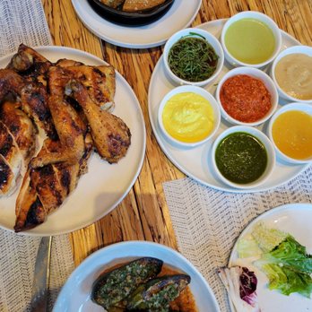 Mama Bird - Whole bird, corn bread, zucchini, all the sauces - Chicken Shop Near Me - Portland, Oregon