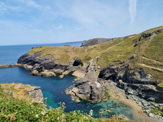 Tintagel Castle by null