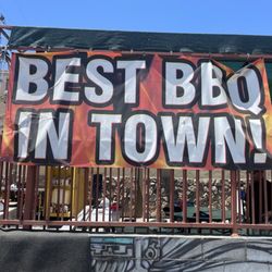 BBQ Bros - Sign in front off Filbert Street