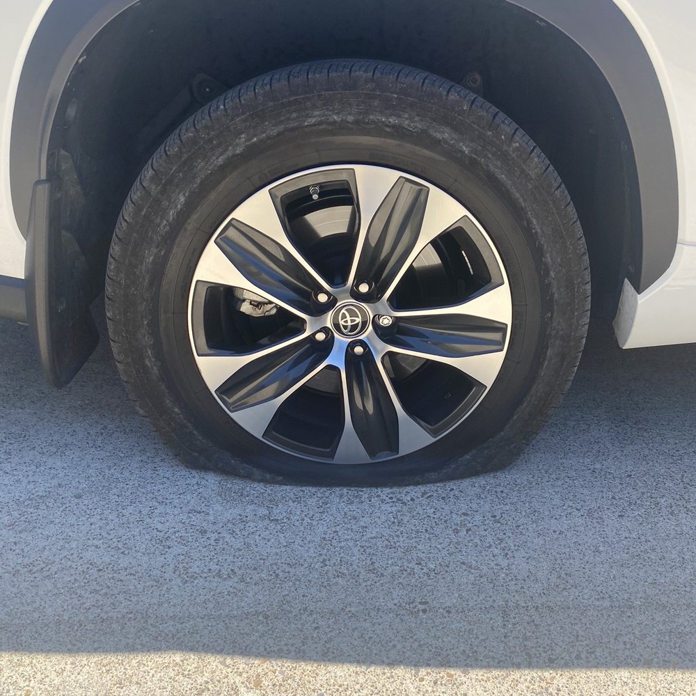 I had a huge screw in my tire and needed a tow to the dealership.