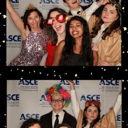 Star Bright Photo Booth - 2x6" Photo Printout - ASCE Winter Fundraising Gala - January 11, 2024