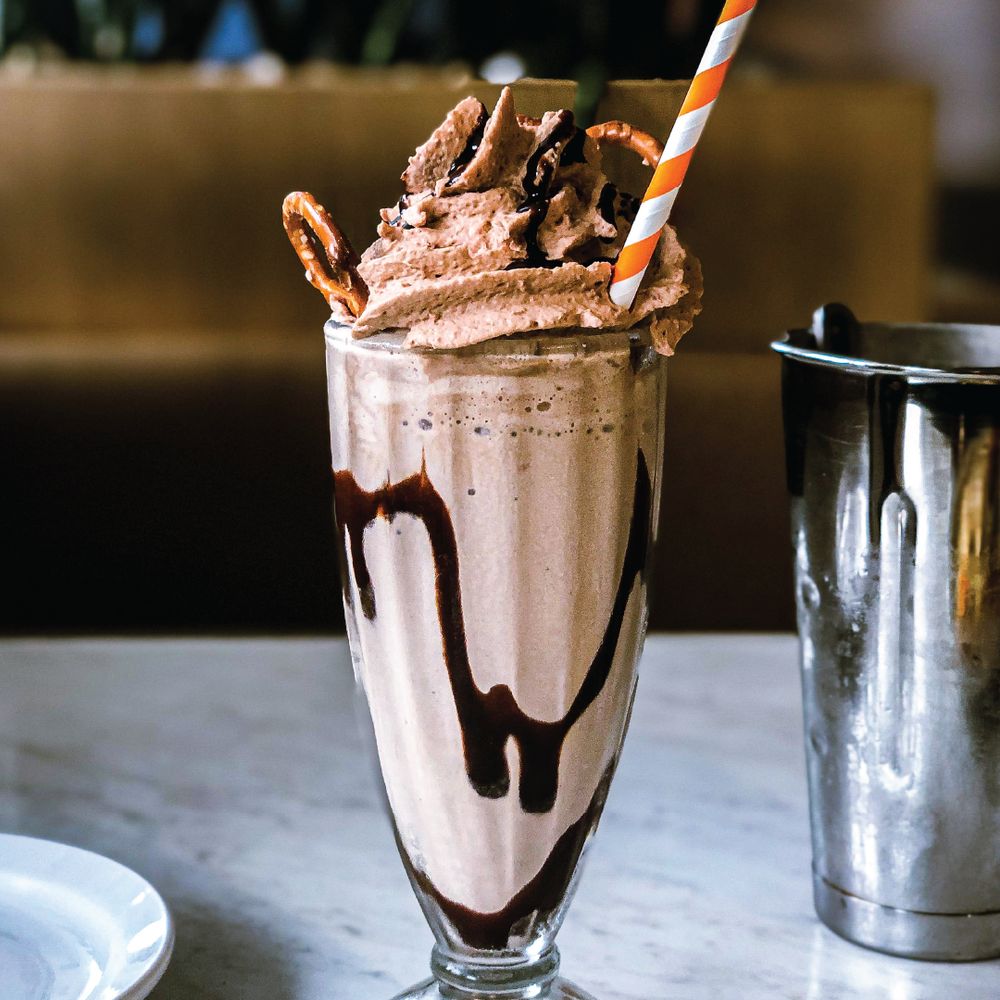 Fable Diner - Old fashioned chocolate peanut butter milkshake. - Diners Near Me - Vancouver, British Columbia Fable Diner - Old fashioned chocolate peanut butter milkshake. - Diners Near Me - Vancouver, British Columbia