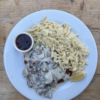 Das Bierhauz - Mountain View - Chicken Schnitzel Plate - Beer Gardens Near Me - Mountain View, California