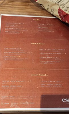 Menu photo 4 Escape Lounges - The Centurion Studio Partner PHX Terminal 3 Phoenix, AZ Menu photo 4 Escape Lounges - The Centurion Studio Partner PHX Terminal 3 Phoenix, AZ