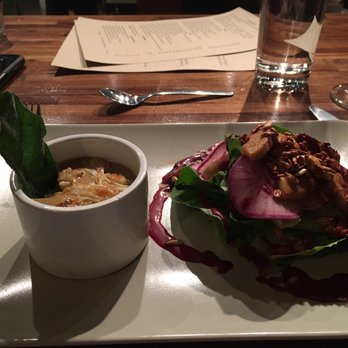 Harvest Beat - Cauliflower bisque with salad - Vegetarian Near Me - Seattle, Washington
