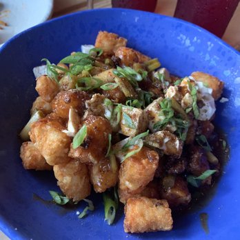 The Toasted Coconut - Mapo tofu tots - New American Near Me - Houston, Texas The Toasted Coconut - Mapo tofu tots - New American Near Me - Houston, Texas