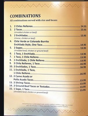 Menu photo 8 Garcia's Restaurant Blythe, CA