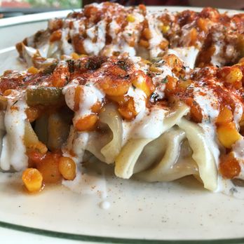 Kabul House - Mantoo Platter - Afghan Near Me - Evanston, Illinois
