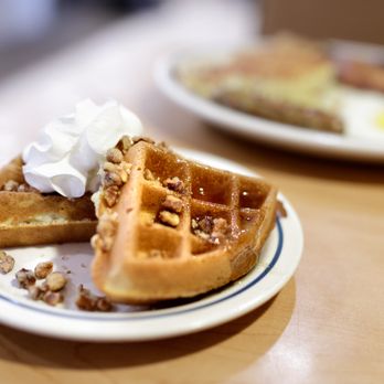 IHOP - Sticky Bun Waffles - American Near Me - San Jose, California