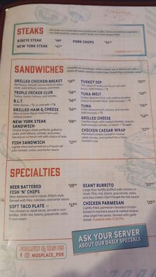 Menu photo 2 Mo's Place Playa Del Rey, CA Menu photo 2 Mo's Place Playa Del Rey, CA