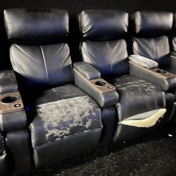 Cinemark Paradise 24 and XD - These were our assigned chairs. Wow.