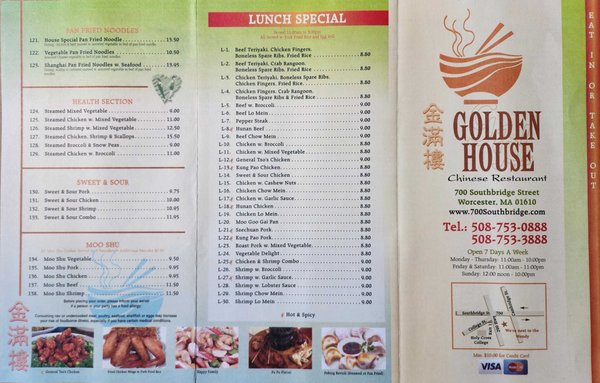 Menu photo 2 Golden House Worcester, MA