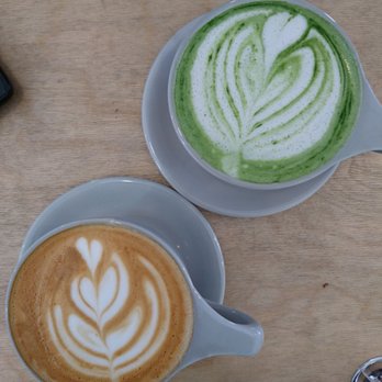Switchback Coffee Roasters - Almond matcha latte & lavender cafe latte - Coffee & Tea Near Me - Colorado Springs, Colorado Switchback Coffee Roasters - Almond matcha latte & lavender cafe latte - Coffee & Tea Near Me - Colorado Springs, Colorado