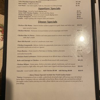 Marchetti's Restaurant - Specials menu - Italian Near Me - Cranston, Rhode Island Marchetti's Restaurant - Specials menu - Italian Near Me - Cranston, Rhode Island