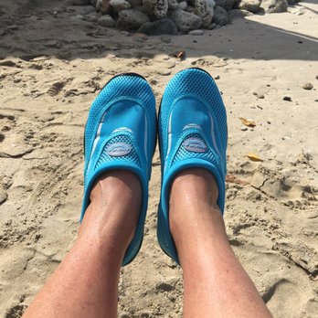 Rhythms at Rainbow Beach - thankfully the shop there had water shoes for purchase, fugly looking but cute color and definitely needed them that day! - Bars Near Me - Frederiksted, Virgin Islands Rhythms at Rainbow Beach - thankfully the shop there had water shoes for purchase, fugly looking but cute color and definitely needed them that day! - Bars Near Me - Frederiksted, Virgin Islands