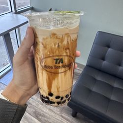 TA Boba Tea House - Iced Brown sugar Chai tea