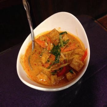 Papaya Thai - Red Curry with Tofuuuu, the best red curry I've tasted! - Thai Near Me - Newark, California