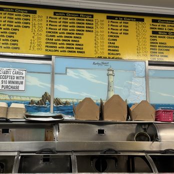 Piccadilly Fish & Chips - The simple menu with a lot of great items - Fish & Chips Near Me - San Francisco, California