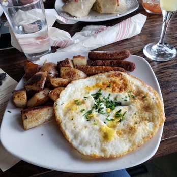 The Harding Tavern - 3 egg breakfast with turkey sausage. - New American Near Me - Chicago, Illinois The Harding Tavern - 3 egg breakfast with turkey sausage. - New American Near Me - Chicago, Illinois