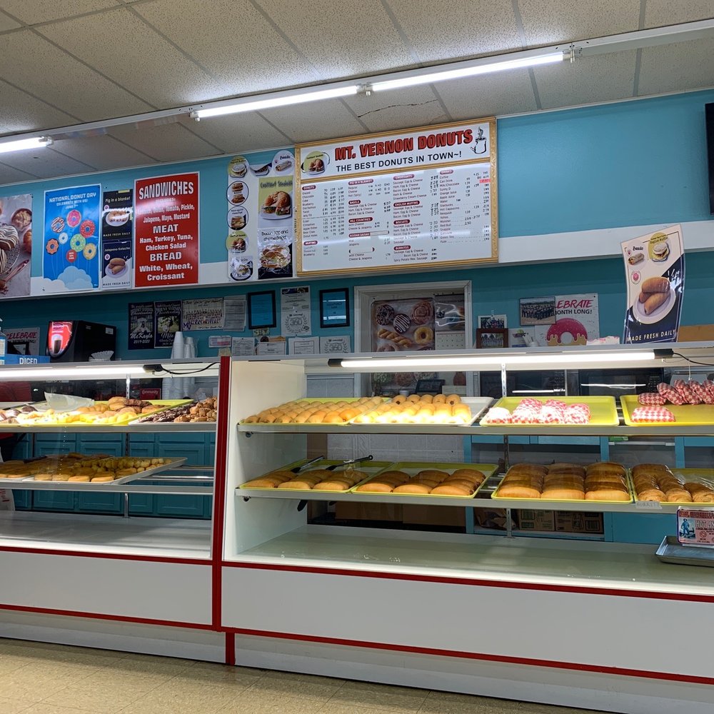 Mount Vernon Donuts - Front counter - Donuts Near Me - Mount Vernon, Texas Mount Vernon Donuts - Front counter - Donuts Near Me - Mount Vernon, Texas