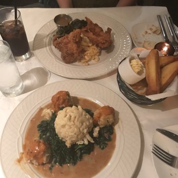 Georgia Brown's - 1st: Devil Crab/Shrimp, Mac N Cheese & Greens 2nd: Fried Chicken, Mac N Cheese & Greens - Southern Near Me - Washington, DC, District of Columbia