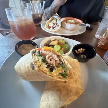 CoCol Cafe - The "That's a Wrap!" with chipotle mayo on the side. - Cafes Near Me - Socorro, Texas