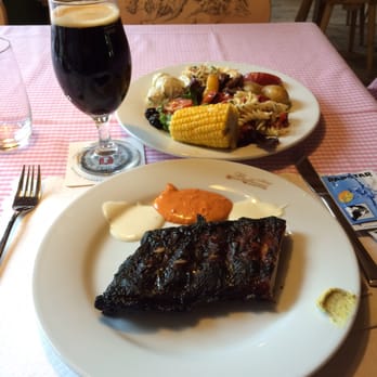 Hotel Bellevue - This is only my 1st helping at the BBQ & salad buffet at Hotel Bellevue in Mürren. Yum! (Friday night only). They have a smoker - Hotels Near Me - Mürren, BE