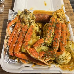 Krustaceans Seafood - Krab Platter with Cajun sauce is to die for!!! Not too spicy.. just right!