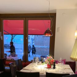 Inside restaurant