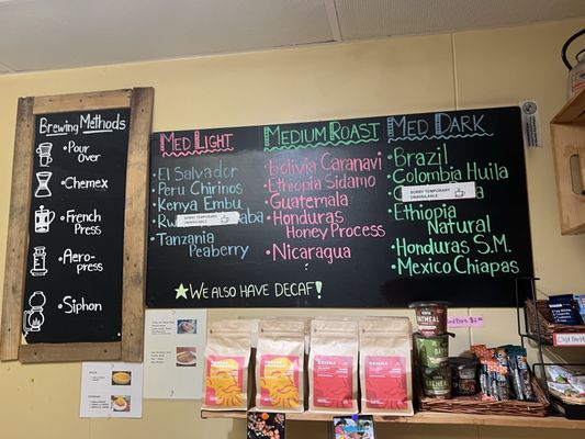 Menu photo 1 Cervantes Coffee Springfield, VA