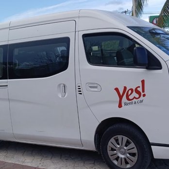 YES RENT A CAR - This is the van that picks you up from the airport. - Car Rental Near Me - Cancún, ROO