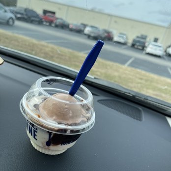 Culver's - Vanilla and chocolate custard with chocolate syrup - Burgers Near Me - Wilson, North Carolina Culver's - Vanilla and chocolate custard with chocolate syrup - Burgers Near Me - Wilson, North Carolina