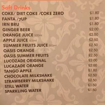 Melissa's Kitchen - Drinks - British Near Me - London, XGL Melissa's Kitchen - Drinks - British Near Me - London, XGL
