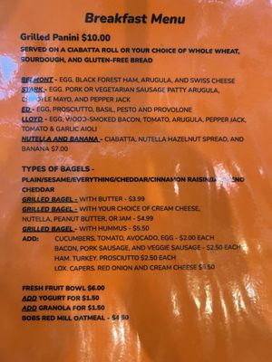 Menu photo 7 J Café Portland, OR