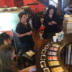 Hudson Valley Food Tours - Sampling gourmet chocolates.