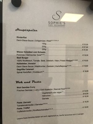 Menu photo 3 Sophie's Berchtesgaden, BY Menu photo 3 Sophie's Berchtesgaden, BY