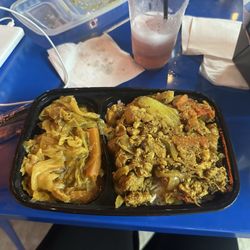 Nepali Soul - Chicken Thali Chicken Masala and Stir fried cabbage l