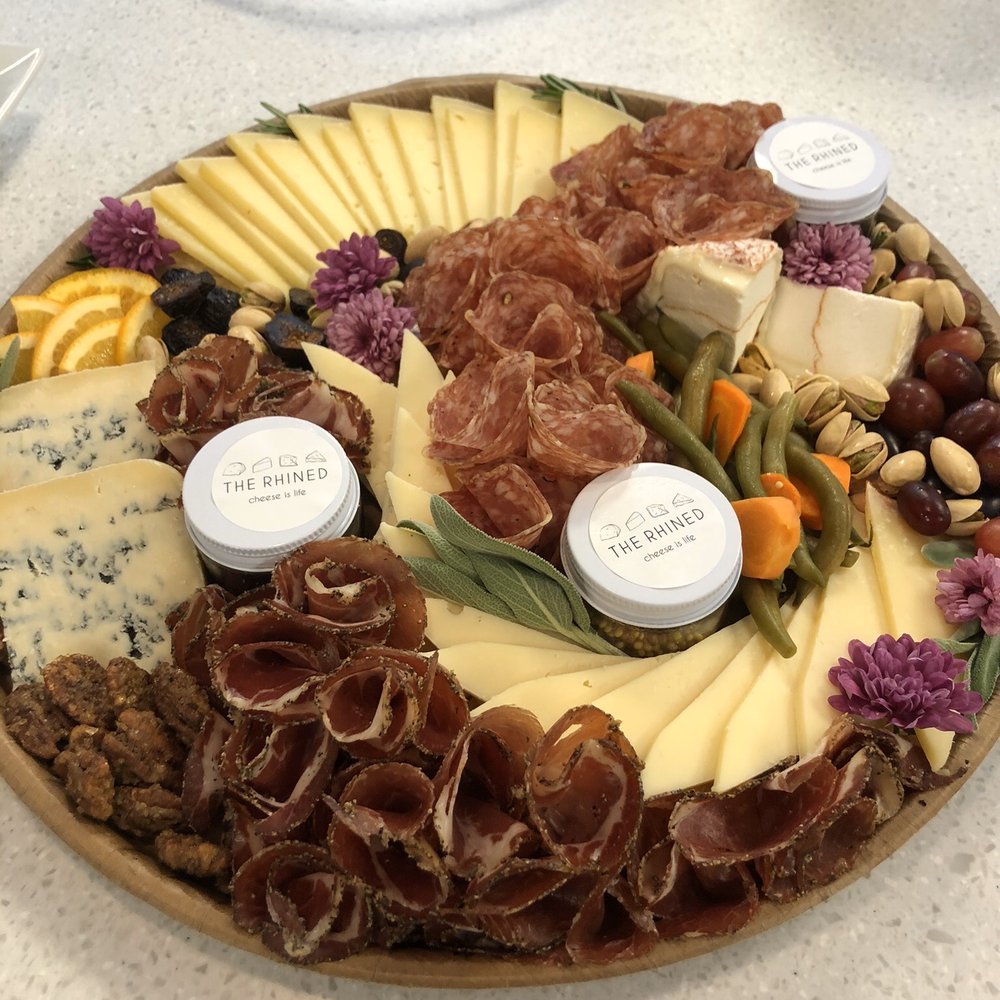 The Rhined - Catering order for a large cheese and meat tray.... they always feed more than the serving sheet says! - Cheese Shops Near Me - Cincinnati, Ohio The Rhined - Catering order for a large cheese and meat tray.... they always feed more than the serving sheet says! - Cheese Shops Near Me - Cincinnati, Ohio